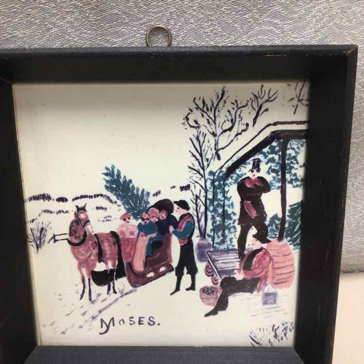 WINTER SCENE FRAMED ART