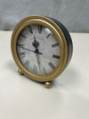 GOLD BLACK CLOCK ON STAND