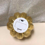 SMALL GOLD LIGHT-UP PUMPKIN