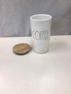 "COFFEE" LIDDED JAR