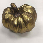 GOLD RESIN PUMPKIN