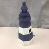 BLUE/WHITE LIGHTHOUSE BIRDHOUSE