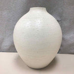 TEXTURED WHITE VASE