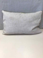 GREEN/BLUE/TAN ZIG ZAG PILLOW