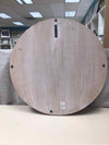 TAN WOOD ROUND CUTOUT
