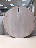 TAN WOOD ROUND CUTOUT
