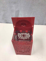RED METAL LANTERN