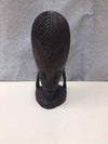 WOODEN AFRICAN HEAD STATUE