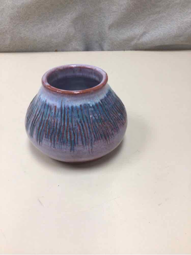 PURPLE/BLUE SMALL VASE