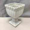 CREAM PEDESTAL PLANTER