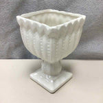 CREAM PEDESTAL PLANTER