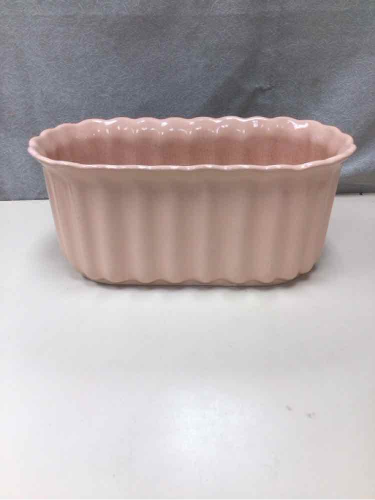LARGE PINK CERAMIC PLANTER