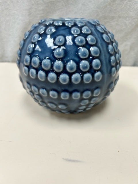 DOTTED BLUE TEA LIGHT ORB