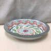 FLORAL W/LEAF CERAMIC BOWL