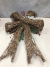 HANGING XMAS BOW ARRANGEMENT