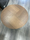 BROWN CIRCLE 2 TIER END TABLE