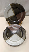 4 HANDMADE DINNER PLATES