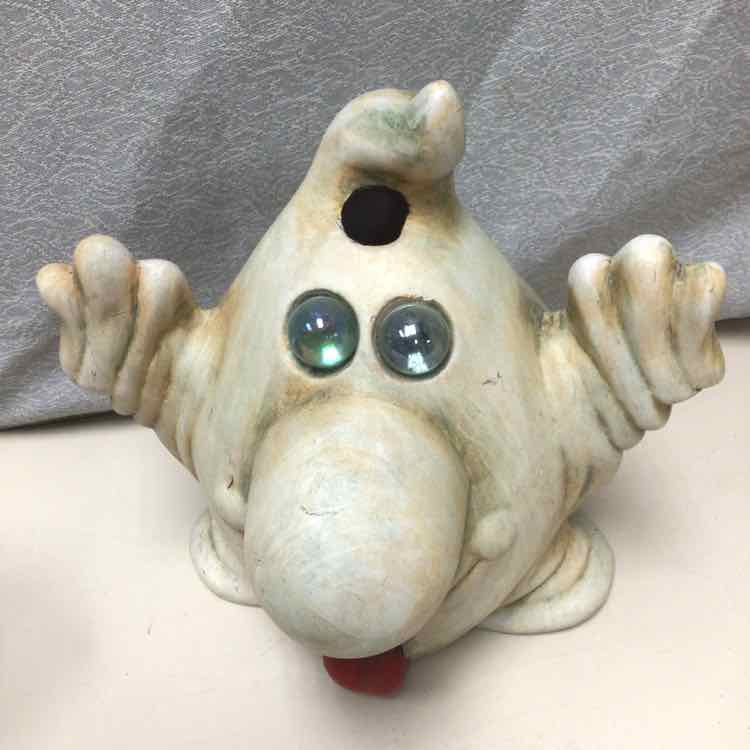 CERAMIC GHOST CANDLE HOLDER
