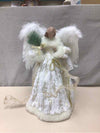 WHITE ANGEL TREE TOPPER