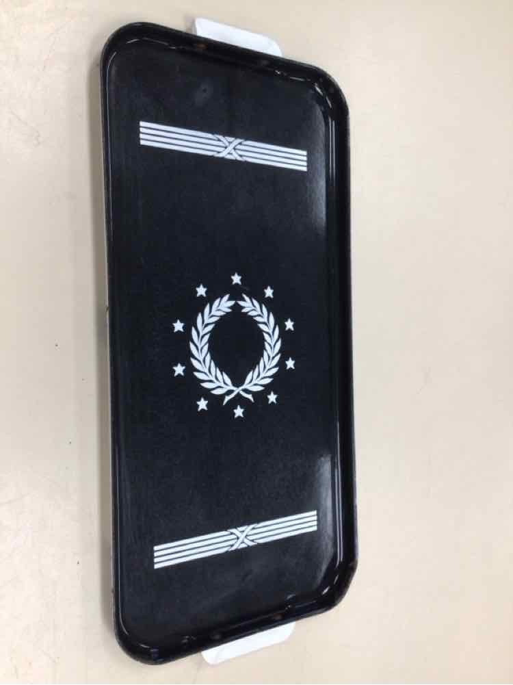 BLACK/WHITE SERVING TRAY