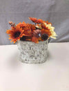 FLORAL TIN W/FALL ARRANGEMENT