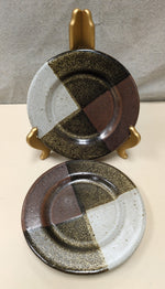 2 SMALL HANDMADE PLATES