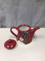 SNOWMAN CERAMIC TEAPOT