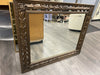 GOLD WOOD HANGING MIRROR