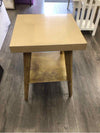 MCM BLONDE 2TEIR END TABLE