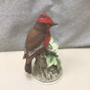 RED CARDINAL CERAMIC BIRD FIGURE