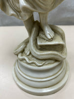 CREAM CERAMIC WOMAN STATUE