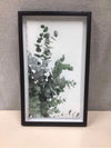 EUCALYPTUS PRINT BLACK FRAME