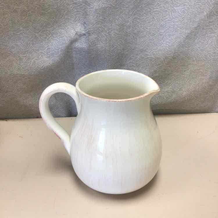 CREAM CERAMIC PITCHER