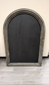 GREY FRAME ARCH CHALKBOARD HANGING