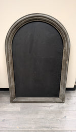GREY FRAME ARCH CHALKBOARD HANGING