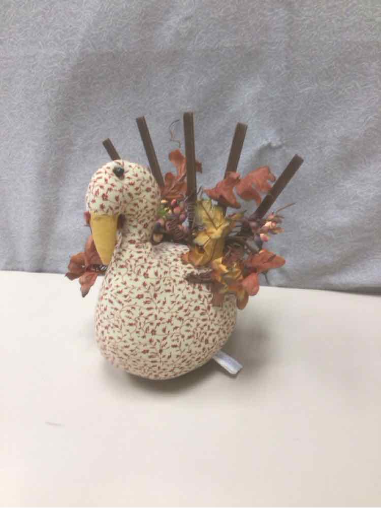 PLUSH TURKEY DECORATION