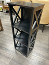 BLACK 3 TIER BOOKSHELF