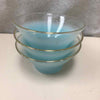 3 GOLD RIM MCM BOWLS