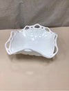 WHITE WAVY BOWL W/HOLES