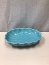 LARGE BLUE SHELL DISH
