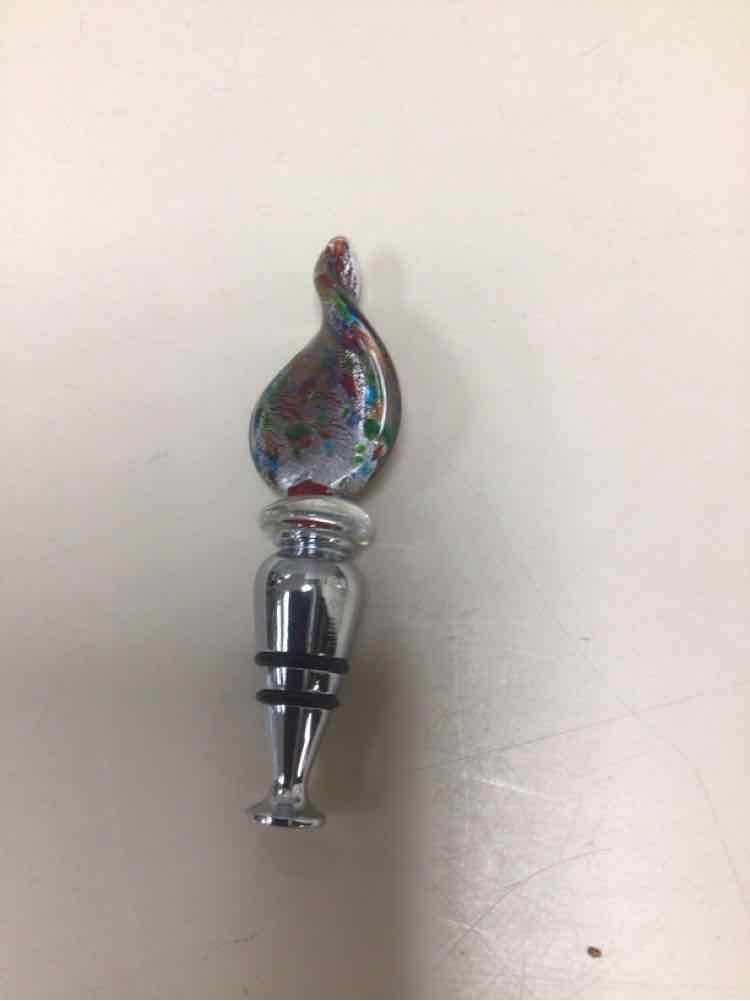 BLOWN GLASS WINE STOPPER