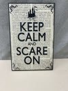 "SCARE ON..." BLACK WHITE PIC