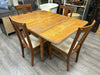 DROP LEAF TABLE W/4 CHAIRS