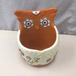 OWL CERAMIC UTENSIL JAR