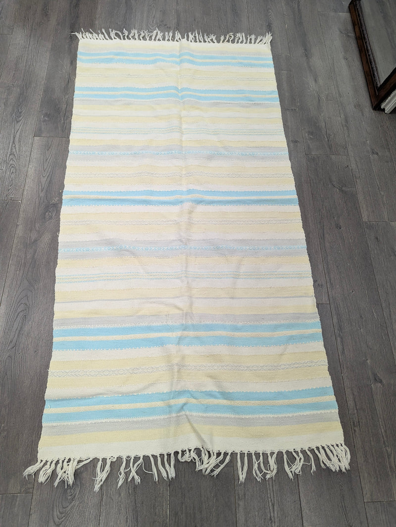YELLOW/BLUE/GRAY RUG