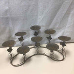 BROWN METAL CANDLEABRA