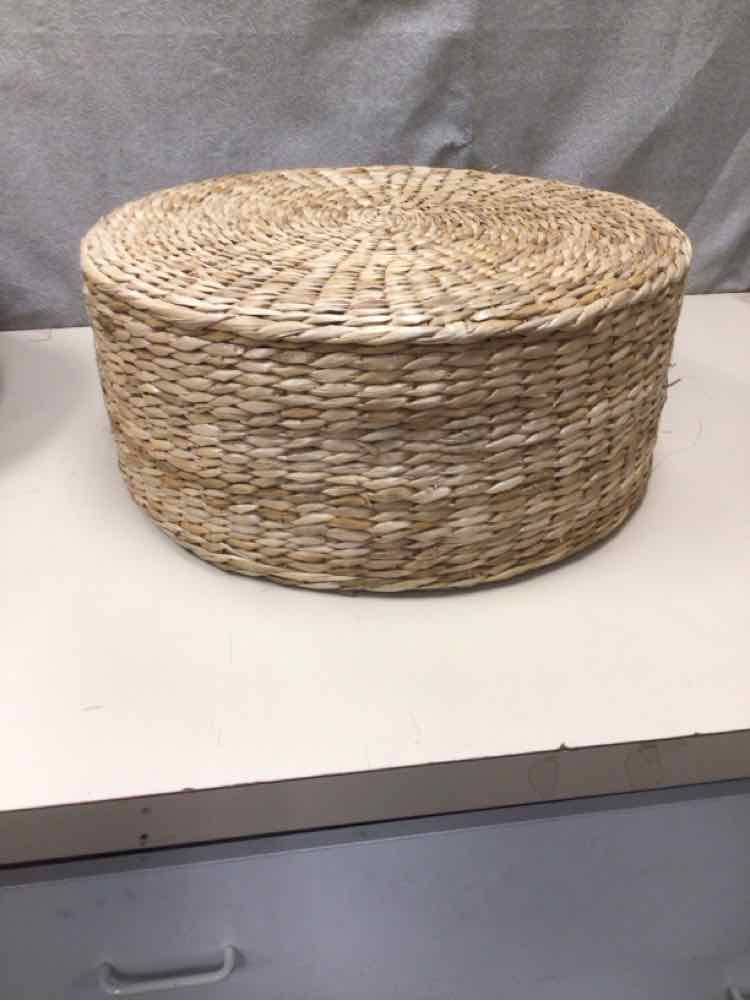 LARGE  LIGHT BROWN WOVEN STAND