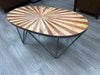 STARBURST WOOD COFFEE TABLE