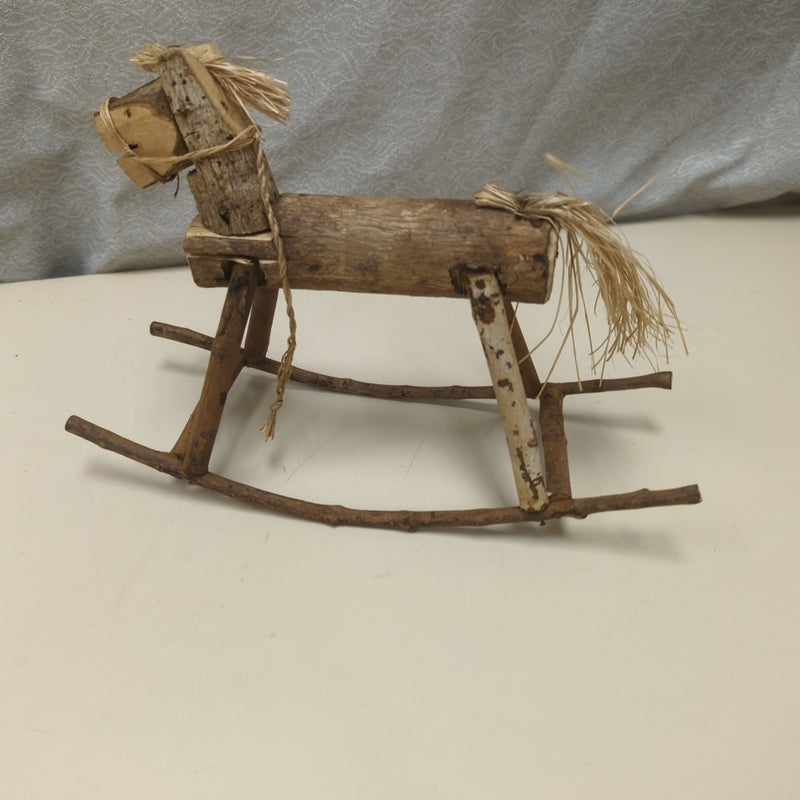 HANDMADE WOOD ROCKING HORSE