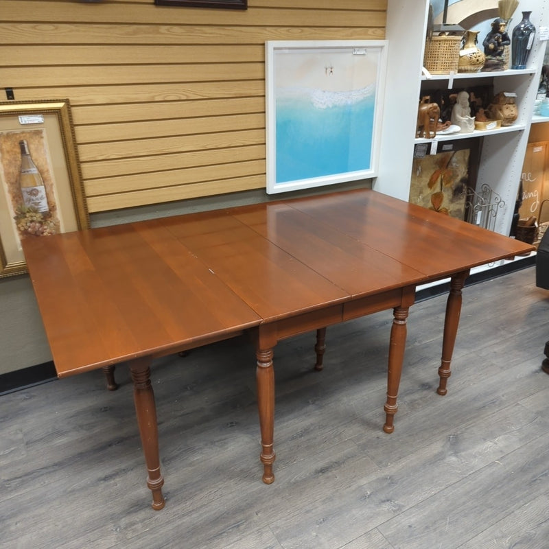 SOLID WOOD DROP LEAF TABLE